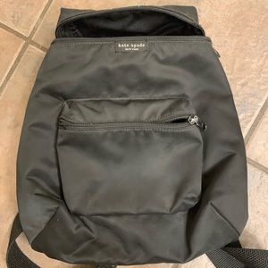 Kate spade small black backpack